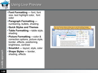 PowerPoint for Introduction to Office 2010 | PPT