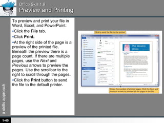 PowerPoint for Introduction to Office 2010 | PPT
