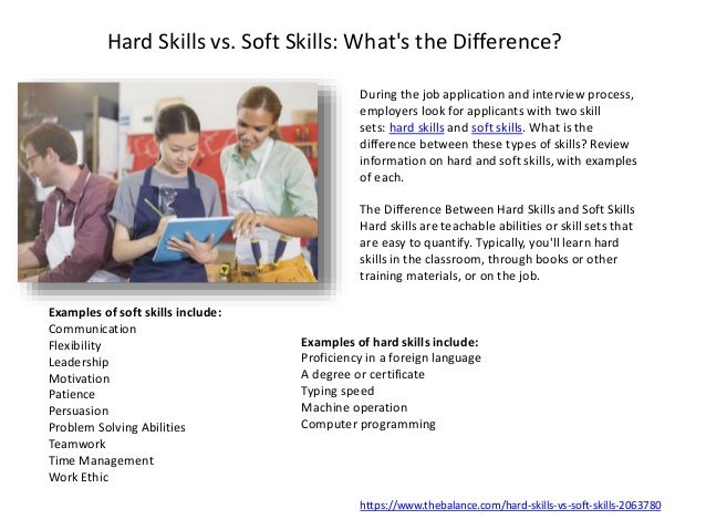 lets talk soft skills hard skills transferable skills hard skills examples