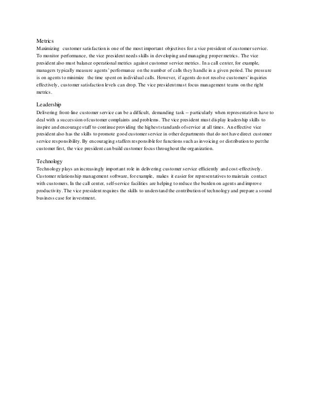 skills needed for customer service