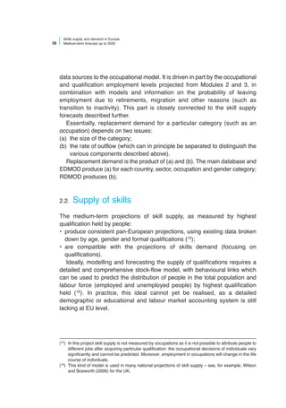 Skills supply and demand in Europe up to 2020 | PDF