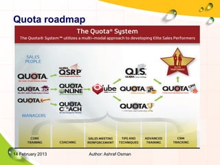 Quota roadmap




14 February 2013   Author: Ashraf Osman
 