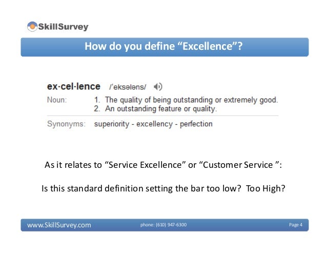 recruiting for service excellence how to avoid define excellent service
