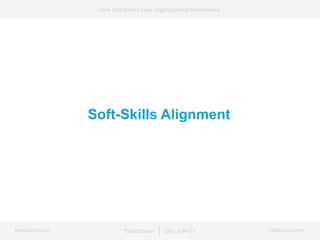 bamboohr.com skillsurvey.com
How Soft-Skills Power Organizational Performance
Soft-Skills Alignment
 