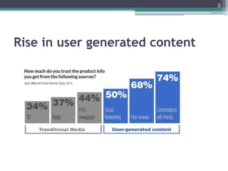 Rise in user generated content
5
 