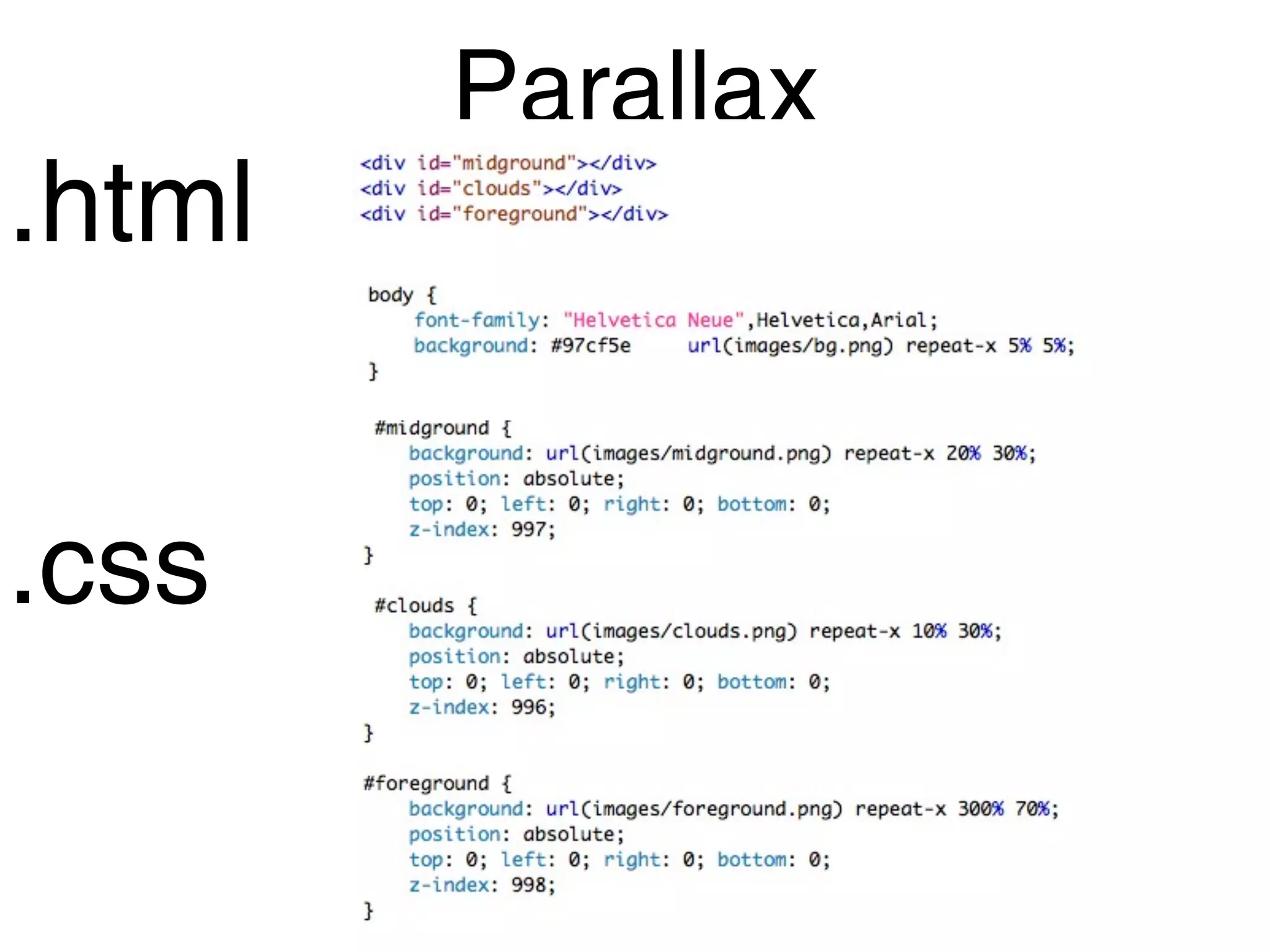 Parallax
.html


.css
 
