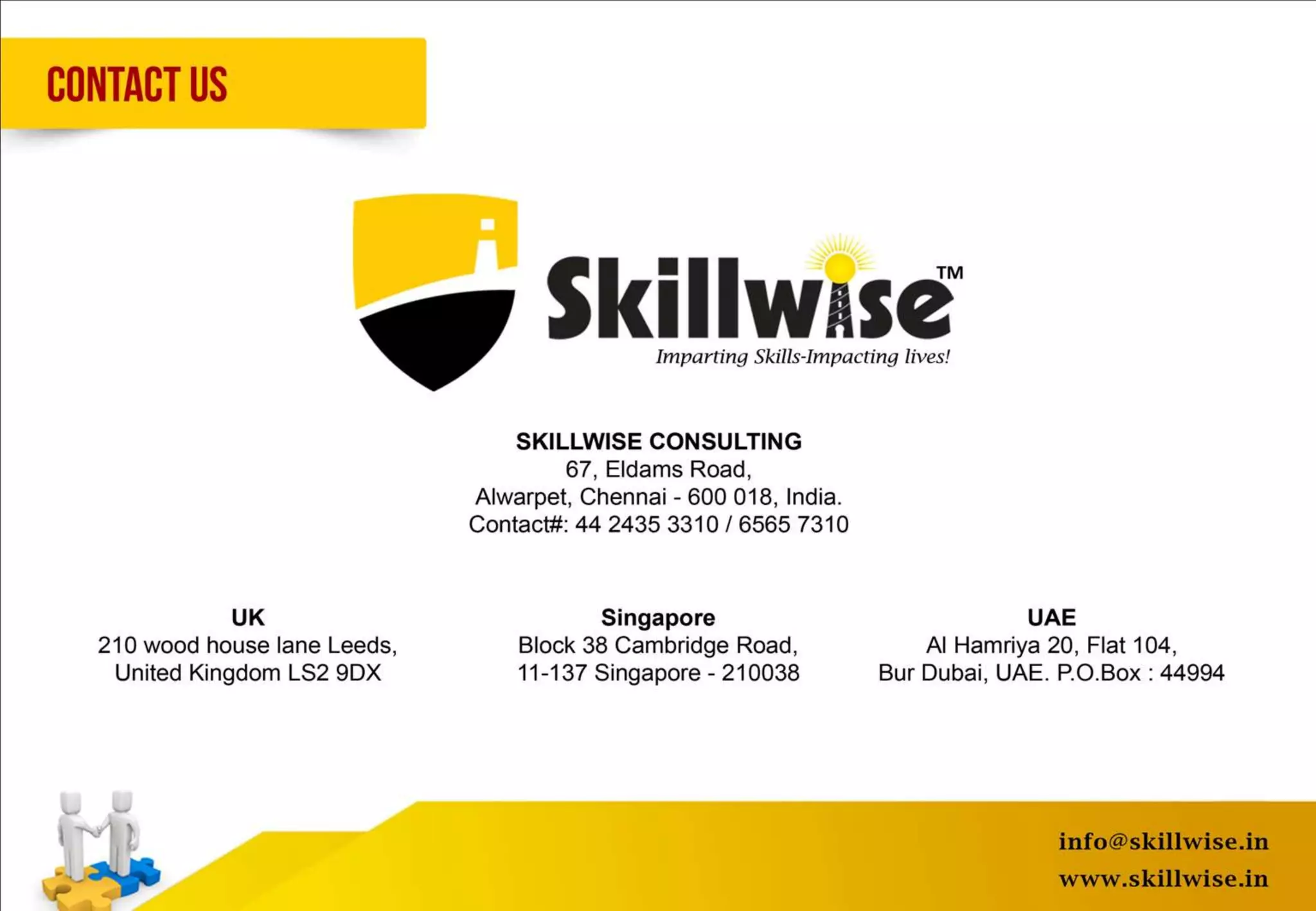 Overview- Skillwise Consulting 