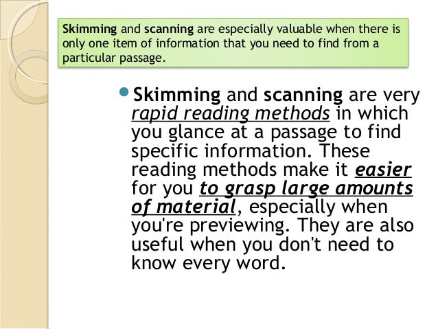 define rapid reading