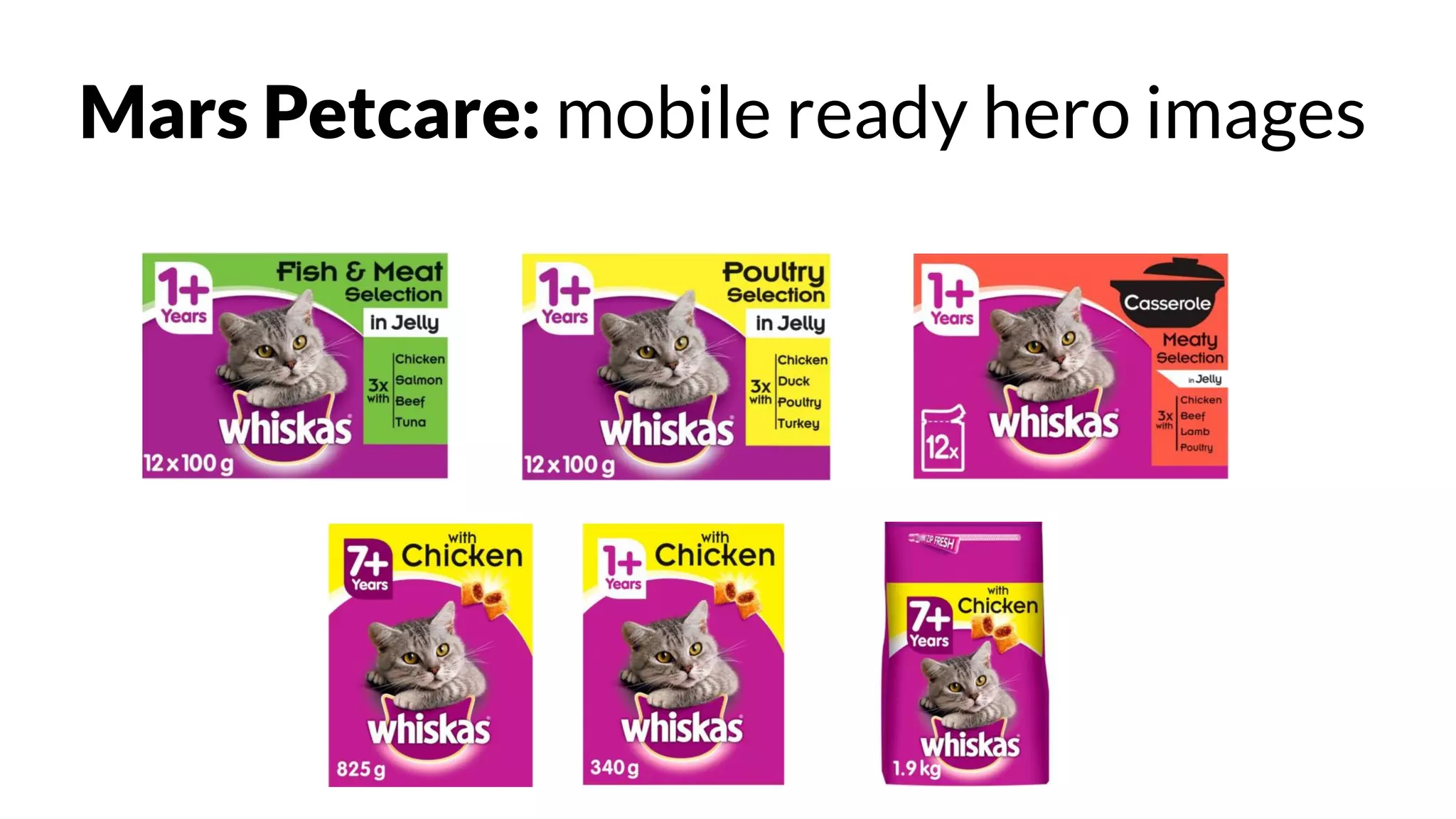 Mars Petcare: mobile ready hero images
 