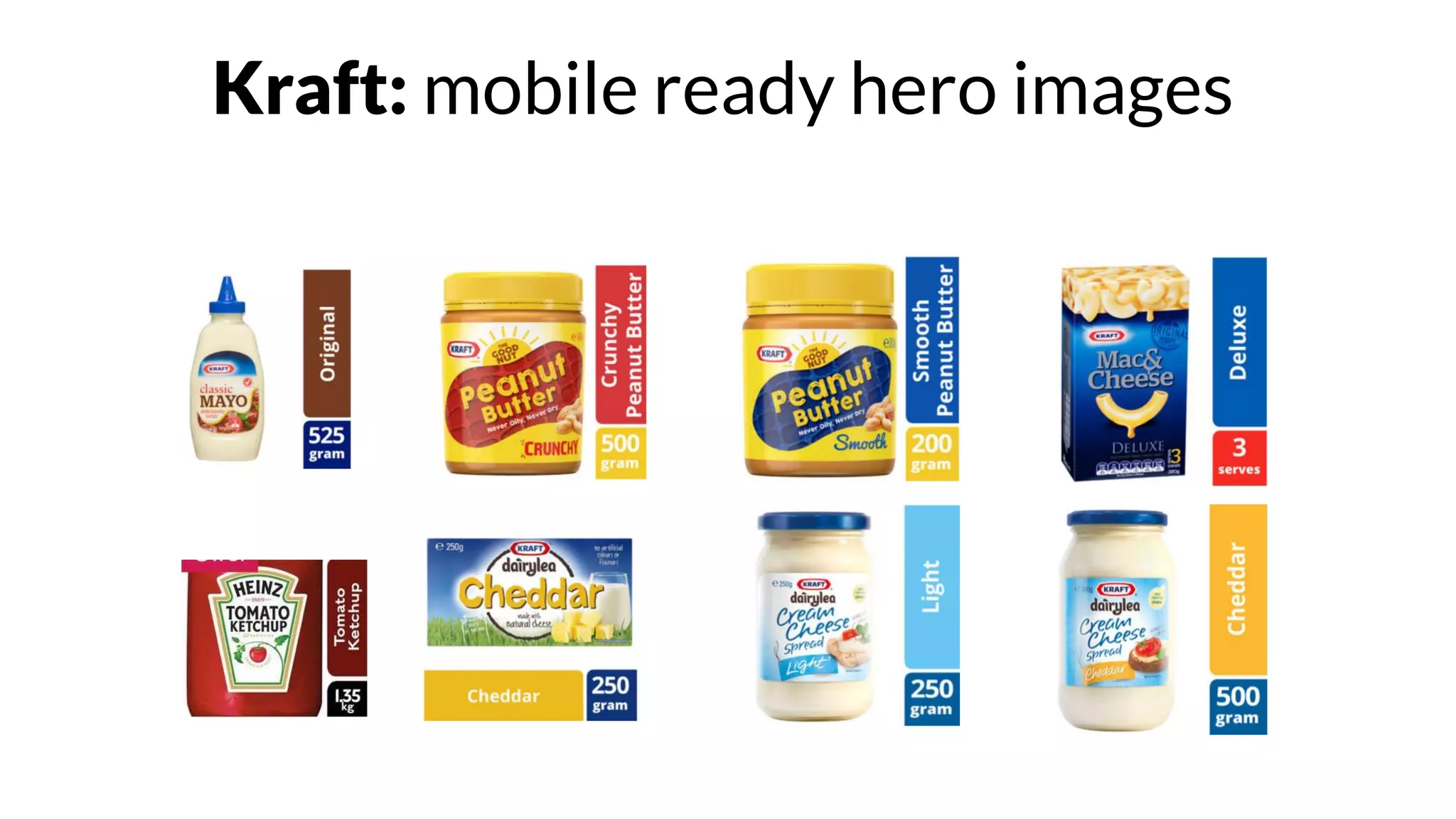 Kraft: mobile ready hero images
 