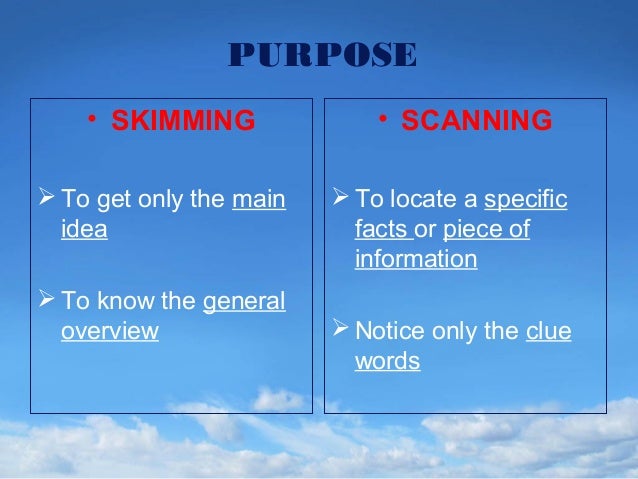 scanning means that the reader scanning means that the reader