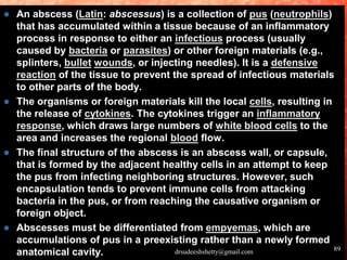 Abscess Parts Skin Examination | PPTX