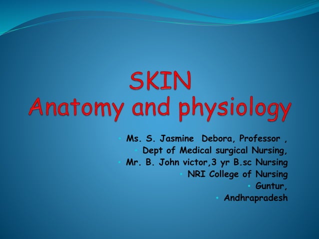 SKIN ANATOMY AND PHYSIOLOGY RESEARCH PAPER visual data 3