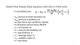This presentation is about Skin important for reservoir engineering | PDF