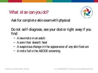 Identify The Skin Risk Skin cancer Risk, summary, types and treatment | PDF