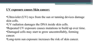 Skin Cancer Risks SKIN CANCER - Anatomy of skin, Risk factors, Treatment . | PPTX