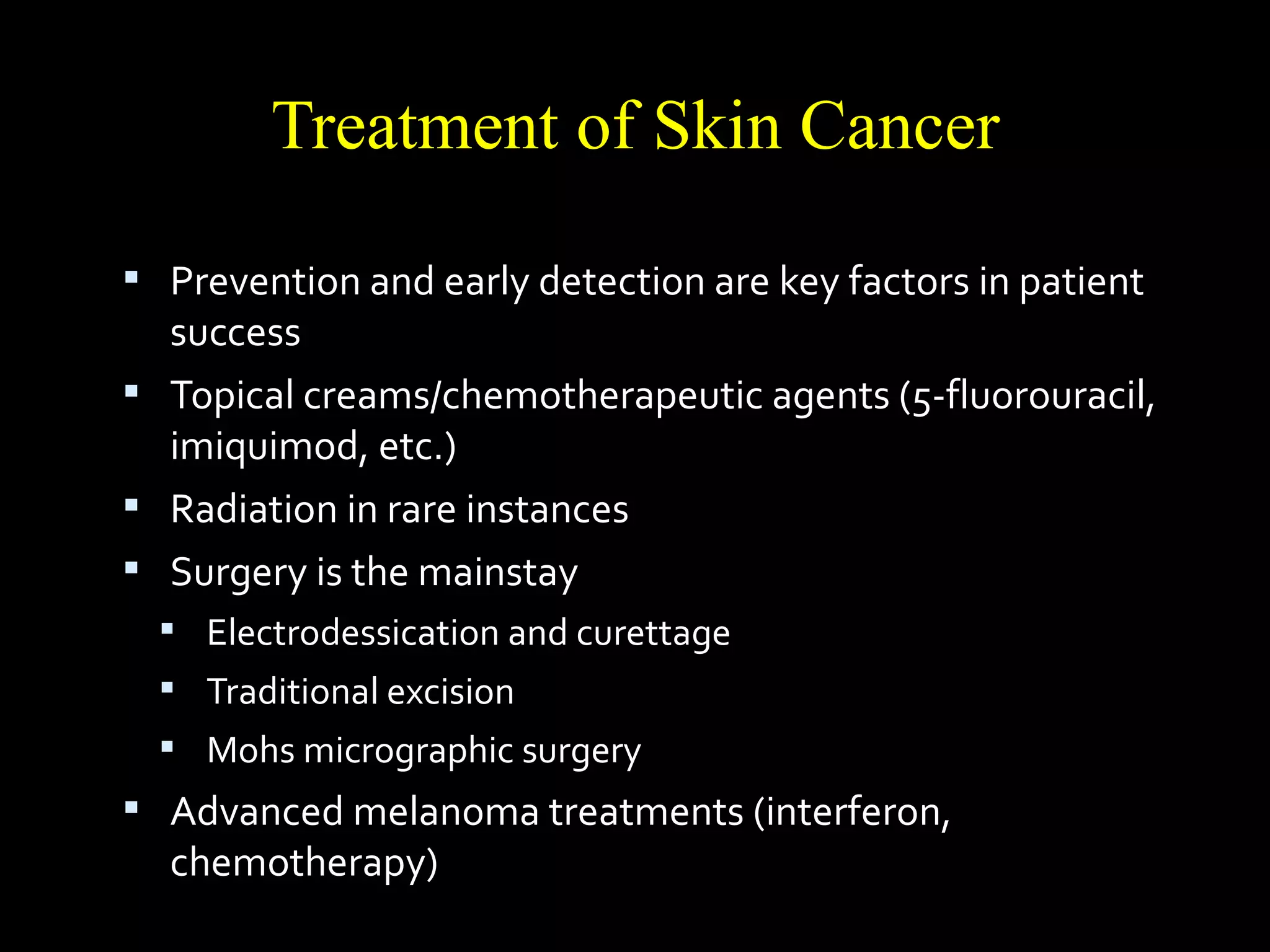 Early Detection of Melanoma and Other Skin Cancers | PPT