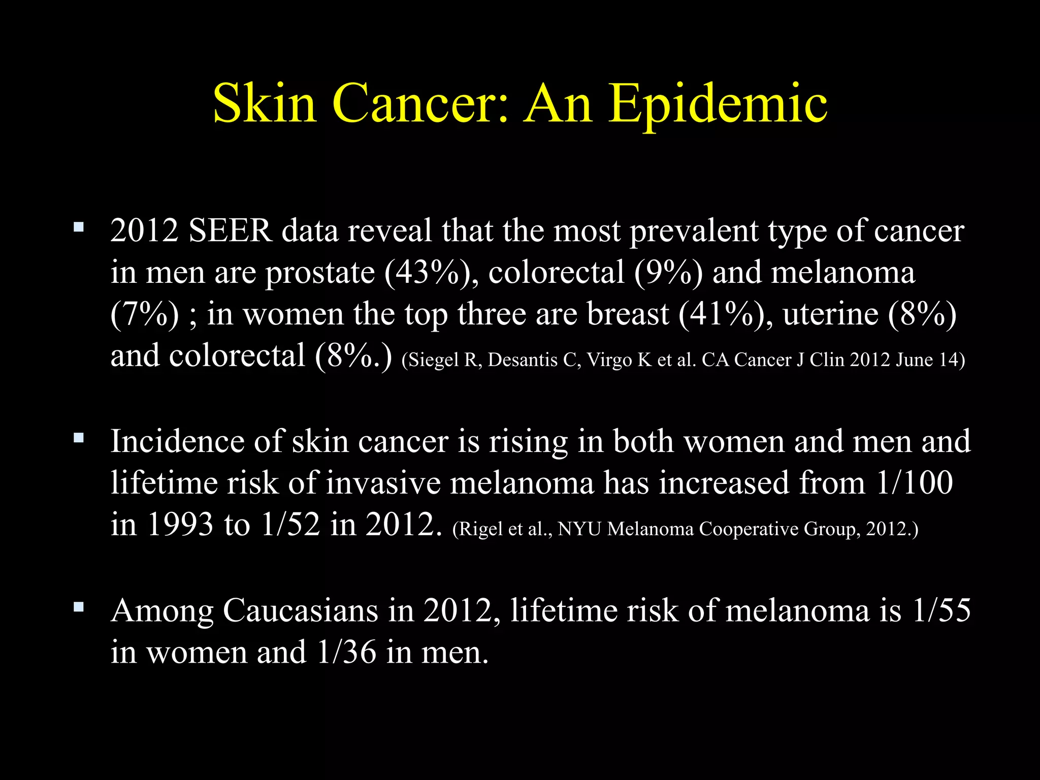 Early Detection of Melanoma and Other Skin Cancers | PPT