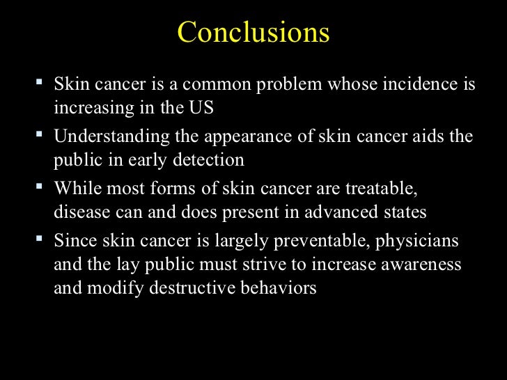 skin cancer essay conclusion