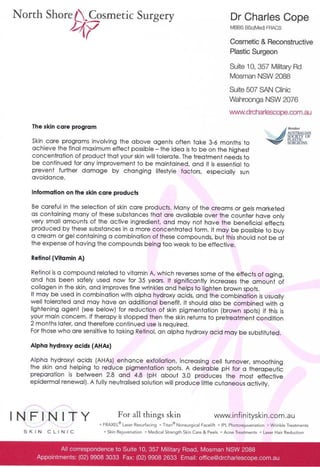 Dr Charles Cope Skin Care 2010