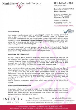 Dr Charles Cope Skin Care 2010