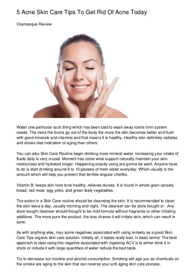 good skin care tips