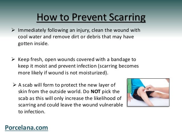 prevent from burn how scarring Skin scars for care