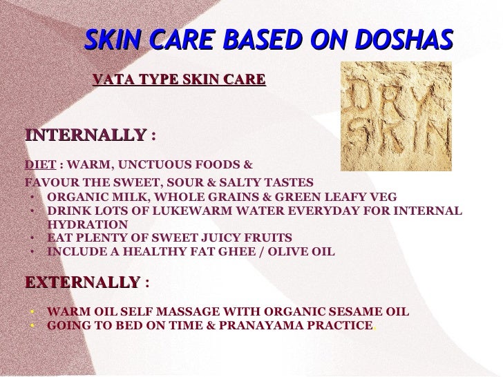 vata dosha skin care