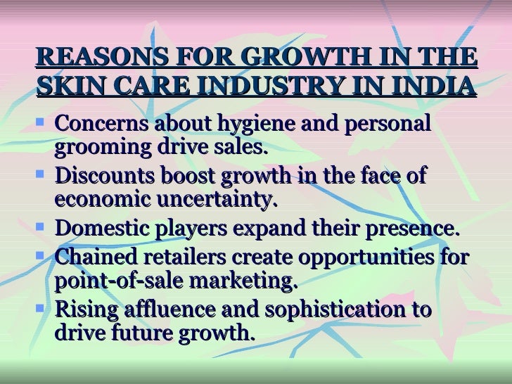 Skincare industry in india