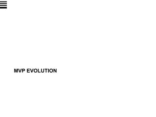 MVP EVOLUTION
 