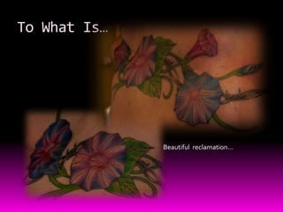 To What Is…Beautiful  𳦱پǲ…