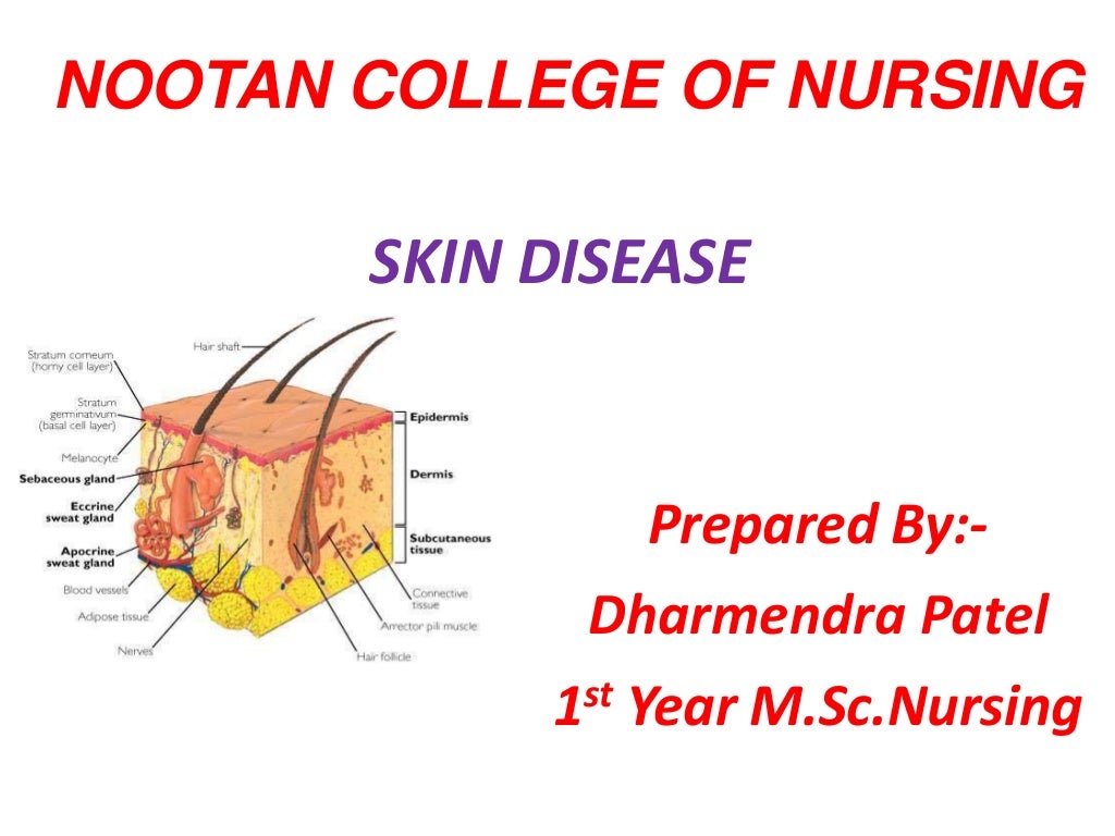 Skin disease ppt for nursing student