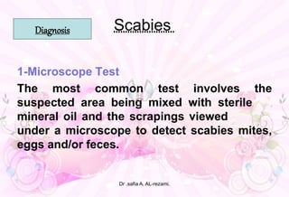 Scabies Testing Skin disesae | PPSX