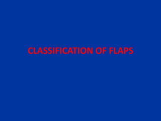 CLASSIFICATION OF FLAPS
 