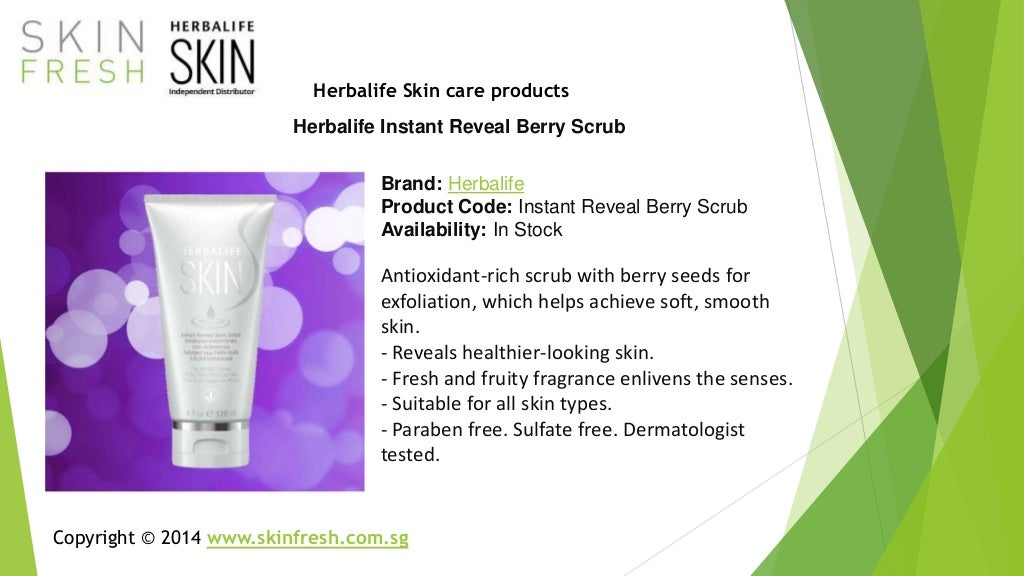 Herbalife skin care products in singapore
