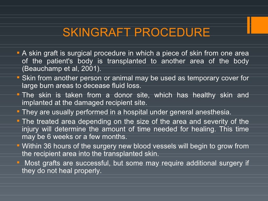 Skin grafting full