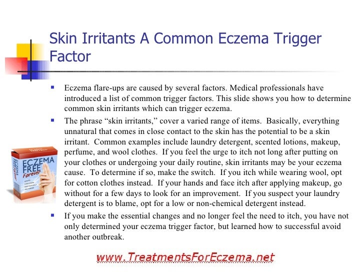 Skin Irritants A Common Eczema Trigger Factor