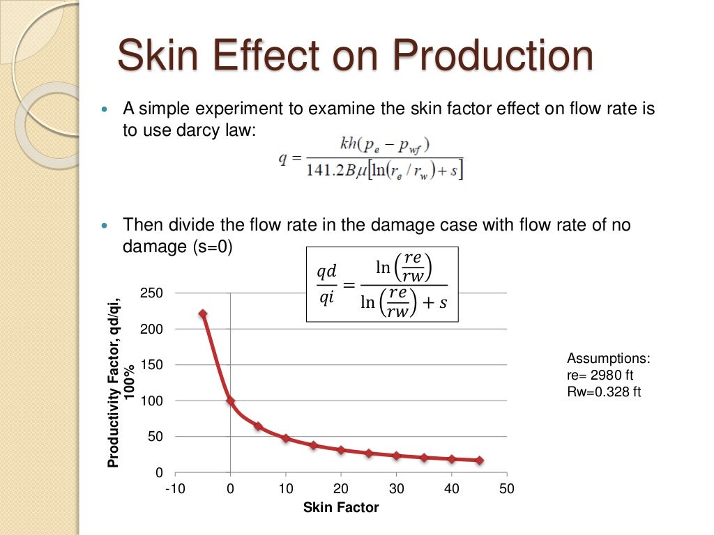 Skin Factor and Formation Damage