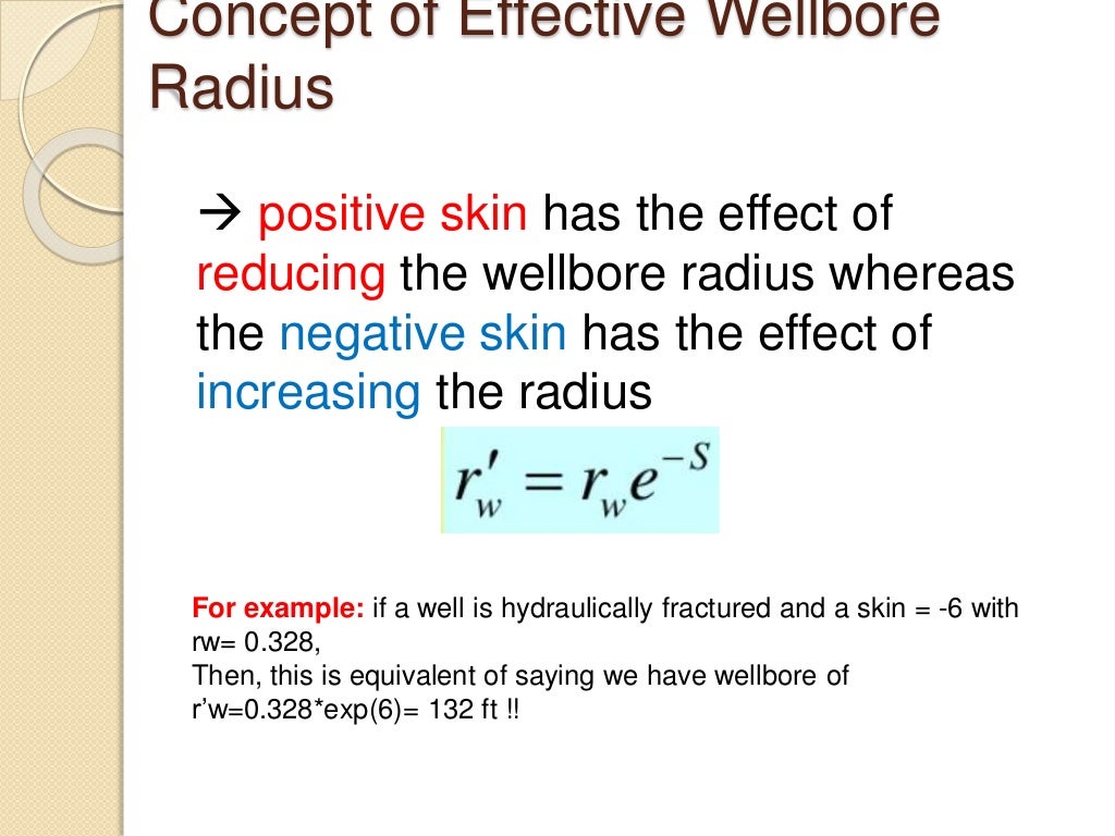 Skin Factor and Formation Damage