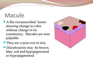 Maculated Skin lesions | PPT