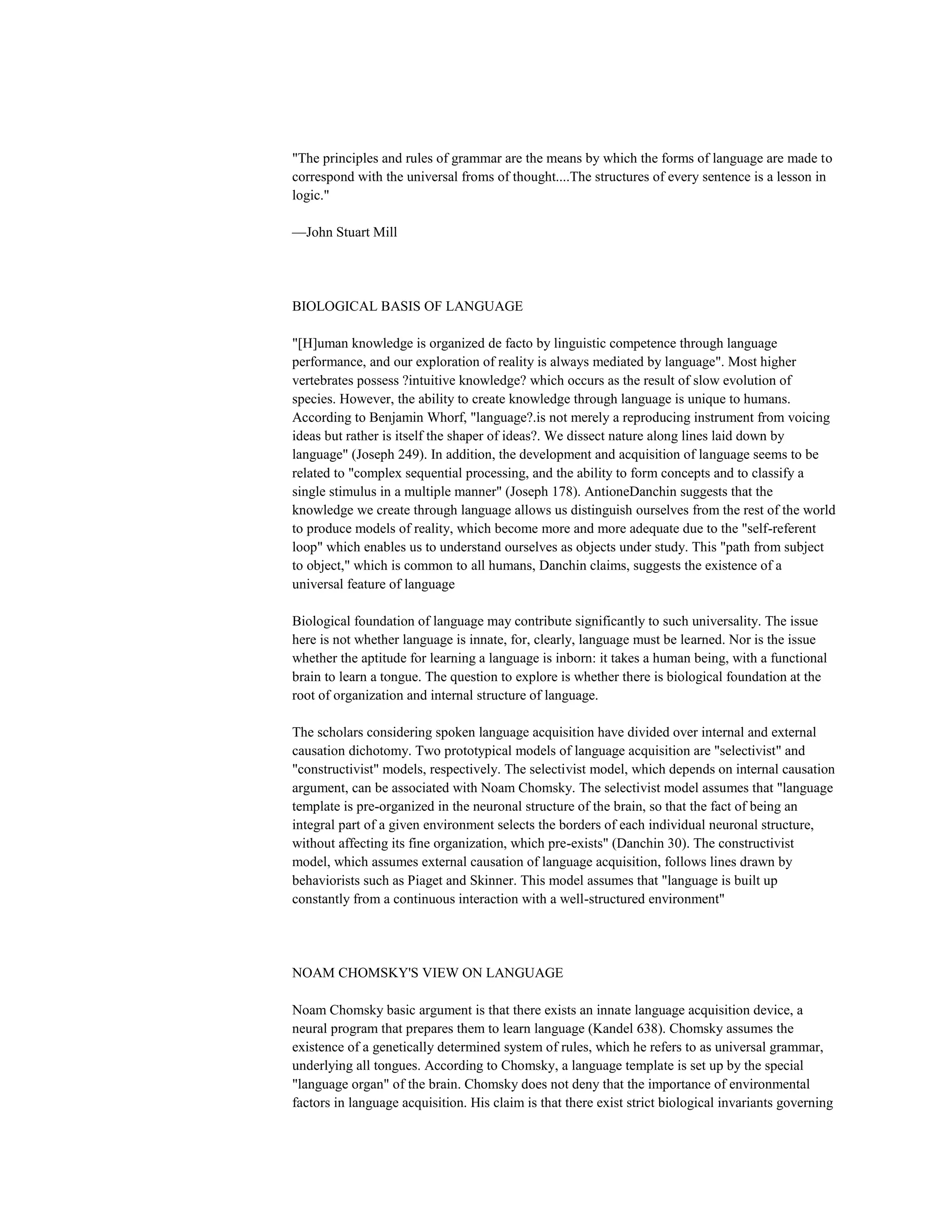 theory of languange | DOCX