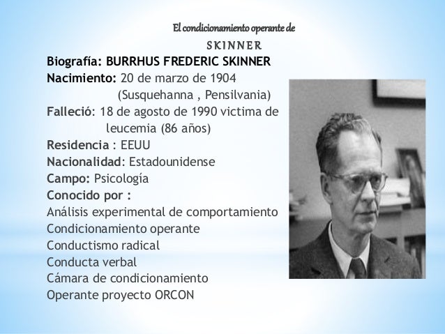 condicionamiento de Skinner por Ximena Llumiquinga
