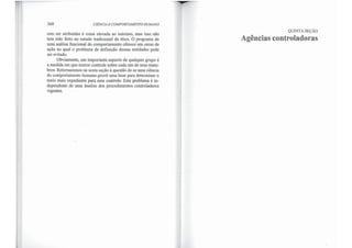 Skinner   ciência e comportamento humano