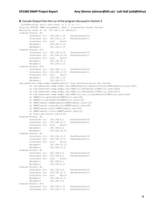 SNMP Project: SNMP-based Network Anomaly Detection Using Clustering | PDF
