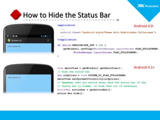 Skinning Android for Embedded Applications | PDF