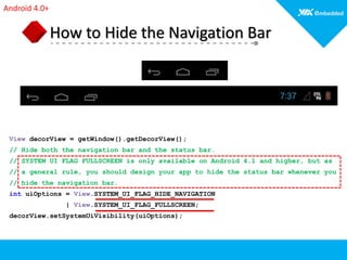 Skinning Android for Embedded Applications | PDF