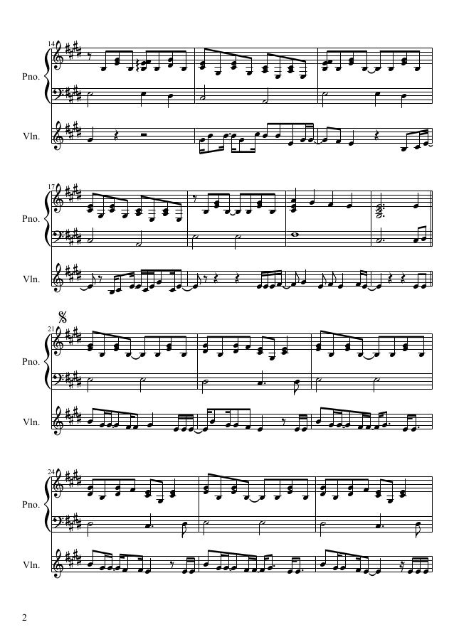 skinny love piano violin skinny love violin sheet music
