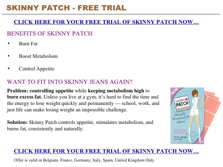Skinny Patch Free Trial