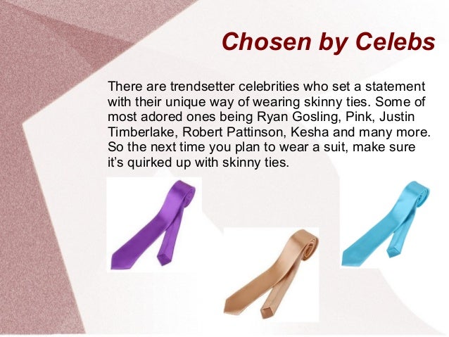 slim ties vs regular ties