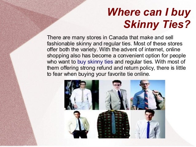 slim ties vs regular ties